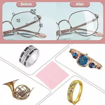 20 шт. салфетки для чистки ювелирных изделий 3 x 3 маленькая салфетка для полировки серебра золота платины монет кольца браслета жемчуга очков часов розовый