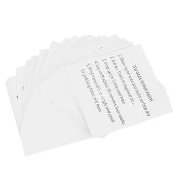 20 шт. Самоклеящаяся наклейка из ТПУ Водонепроницаемая прозрачная ремонтная заплатка для надувного изделия палатки