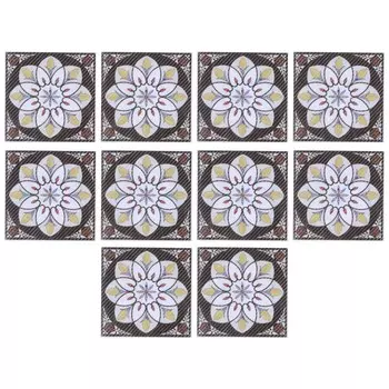 20 шт. самоклеящиеся диагональные наклейки для плитки водонепроницаемые наклейки на пол настенные наклейки на пол