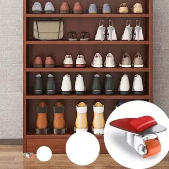 20 шт. самоклеящихся роликовых колес, грузоподъемность 30 фунтов, поворот на 360 градусов, плавное вращение, универсальный ролик