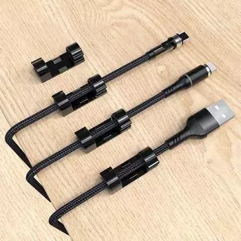 20 шт. самоклеящийся держатель для проволоки, креативный органайзер-зажим, домашний органайзер для офиса чистый