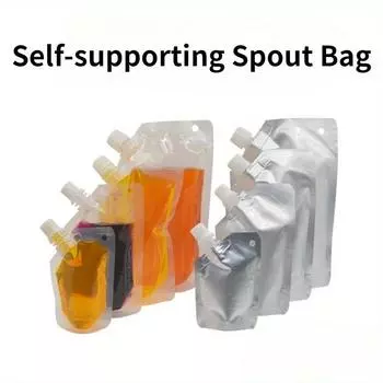 20 шт. самоподдерживающийся мундштук для напитков - жидкий пакет для сока, пакет для питья соевого молока, одноразовый размер, упаковка для пищевых продуктов, мундштук 20pcs