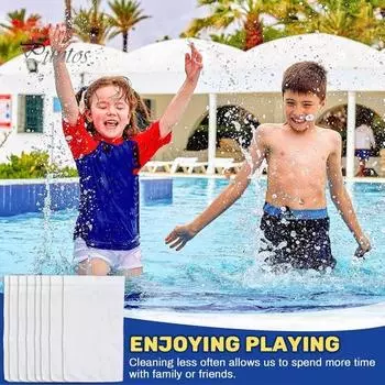 20 шт. сетчатые носки для фильтра для бассейна, высокоэластичные сменные сетчатые фильтры для бассейна, многоразовые носки для сбора мусора, скиммеры для надземных и подземных бассейнов синий