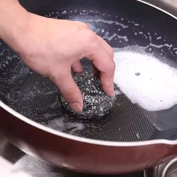 20 шт. шарики из проволоки для мытья посуды из нержавеющей стали, шарики для чистки, щетки для посуды из нержавеющей стали, кухонные шарики из проволоки, щетки для мытья посуды