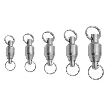 20 шт. Шариковые подшипники, вертлюги, прочный рыболовный соединитель, вращающийся терминал, снасти 3#