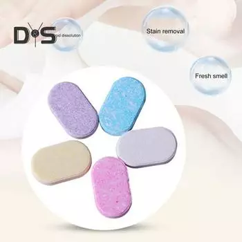 20 шт. шипучих таблеток, универсальное средство для удаления пятен, многоцелевое чистящее средство для удаления сложных пятен от жира 20PCS розовый
