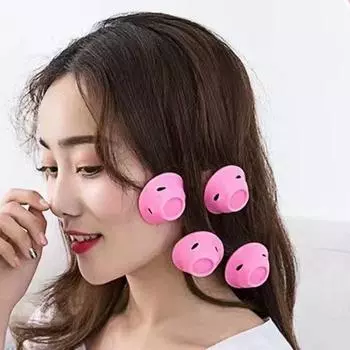 20 шт. силиконовые бигуди для волос в форме гриба-колокола без нагрева для женщин, ночные бигуди для сна, ленивые девушки, влажные, сухие, короткие, длинные волосы, завивка, инструменты для укладки 20PCS синий