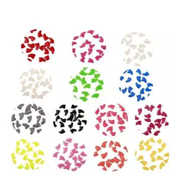 20 шт. силиконовые мягкие колпачки для кошачьих когтей, защита для кошачьих лап, защита для домашних животных, защита для домашних животных, товары для котят и кошек M белый