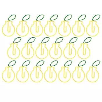 20 шт. скрепок для закладок, зажим для планировщика, двухцветная булавка в форме фруктов, канцелярские принадлежности, школьные подарки