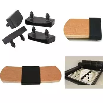 20 шт. сменные держатели для планок кровати, пластиковые заглушки для торцов дивана, держатель для планок кровати, соединитель для дома Single head