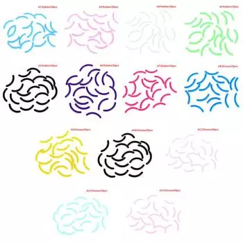 20 шт. сменные пластиковые резиновые накладки для завивки ресниц инструмент для завивки ресниц