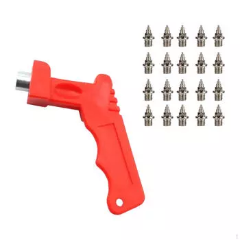 20 шт. сменных шипов для беговых кроссовок и беговых тренировок серебряный