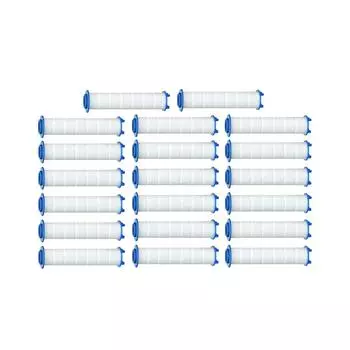 20 шт. сменный фильтр для душа для жесткой воды - высокопроизводительный фильтр для душа для удаления хлора и фторида CHINA