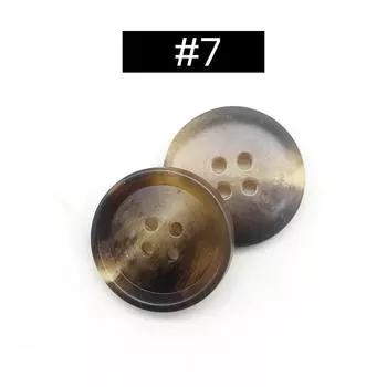 20 шт. смоляные 4-отверстия пуговицы швейные аксессуары размер полный для одежды декоративные пластиковые пуговицы ручной работы своими руками 15mm