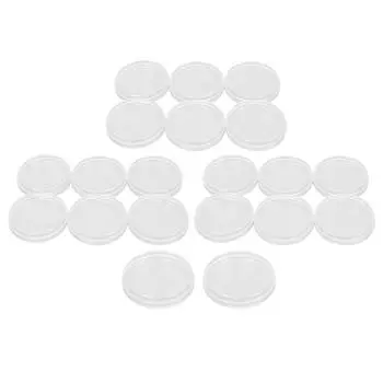 20 шт. стерильных пластиковых чашек Петри с крышкой диаметром 90 мм, глубиной 15 мм, лабораторная чашка Петри для анализа