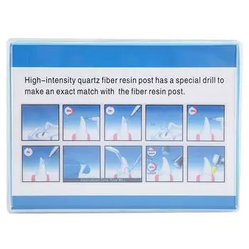 20 шт. стоматологических штифтов из высокопрочного волокна для зубов, стоматологические принадлежности, винт 1,2-1,8, микс цветов Straight pile