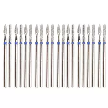 20 шт. сверл для ногтей, сверла из нержавеющей стали, профессиональные шлифовальные головки для ногтей для электрических G