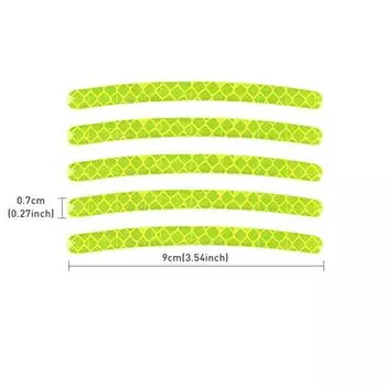 20 шт. светоотражающая лента для обода мотоцикла и автомобиля, набор аксессуаров для безопасности ночью на открытом воздухе