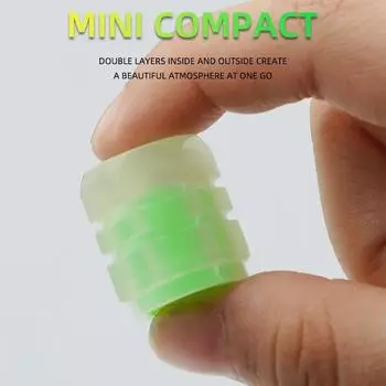 20 шт. светящийся колпачок для вентиля автомобильной шины флуоресцентный ночной колпачок для мотоцикла грузовика универсальный колпачок для вентиля велосипеда синий