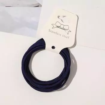 20 шт., толстые резинки для волос, тонкий материал, высокоэластичные веревки для волос, противоскользящие топы для волос, повязка для волос для женщин и девочек синий