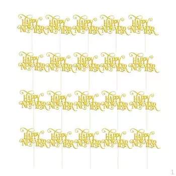 20 шт. Топперы для торта в канун Нового года, наборы для кексов своими руками