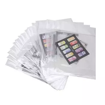 20 шт. трафарет для печати на ногтях, многоразовые наклейки для ногтей, инструмент для маникюра своими руками