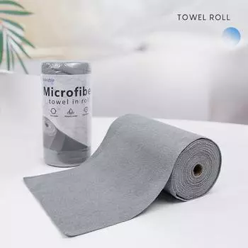 20 шт. тряпка для мытья посуды на кухне, бытовая уборка всего дома, рулон полотенец из ультратонкого волокна, впитывающий полиэстер 20 PCS красный