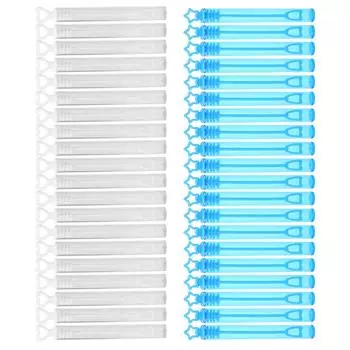 20 шт. трубка для мыльных пузырей пустая бутылка для мыльных пузырей свадебное украшение детская игрушка Heart White