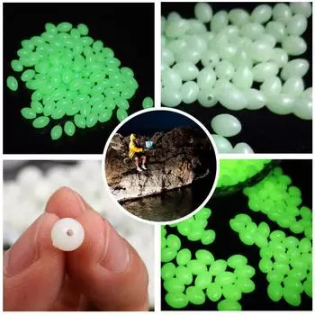 Жесткие светящие поплавки для рыбалки, приманка 20шт жёлтый