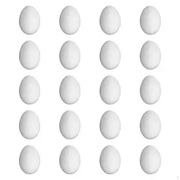 20 шт. твердых имитационных голубиных яиц для вылупления, помощь в откладывании белых сельскохозяйственных инструментов