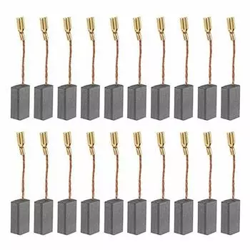 20 шт угольных щеток для двигателя угловой шлифовальной машины 45 мм запасные части