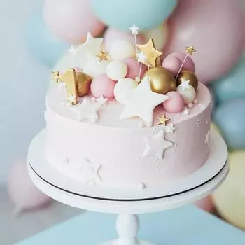 20 шт. Украшения в виде шаров для торта Мини-шарики Палочки для украшения торта Шарики для украшения торта Украшения для свадебного торта на день рождения Украшения для торта золотой