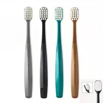 20 шт. ультрамягкая зубная щетка с широкой головкой, антибактериальная для улучшения кровоточивости десен, мягкая щетина, мягкий уход за чувствительными деснами 20PCS/SET