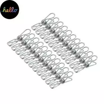 20 шт. универсальный прочный большой ветрозащитный зажим для одежды маленький зажим прищепка