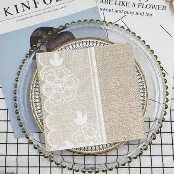 20 шт./упак. 33*33 см 2-слойные одноразовые салфетки для вечеринок с рисунком из мультфильмов