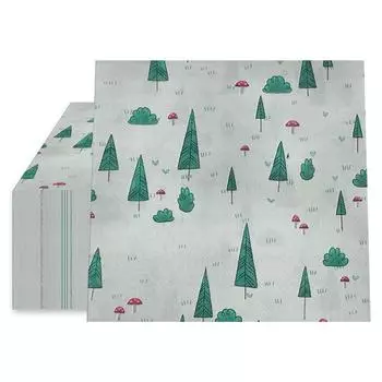 20 шт./упак. 33*33 см 2-слойные одноразовые салфетки для вечеринок с рождественским узором