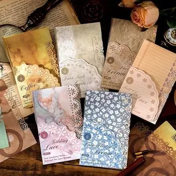 20 шт./упак. кружевное украшение, бумажный журнал, скрапбукинг, сделай сам, альбом, материал, канцелярские принадлежности