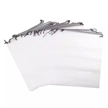 20 шт./упаковка 16 шелковых матовых пустых не узорчатых нижнего белья колготок одежды обуви многофункциональной органайзерной сумки для хранения на шнурке 20PCS