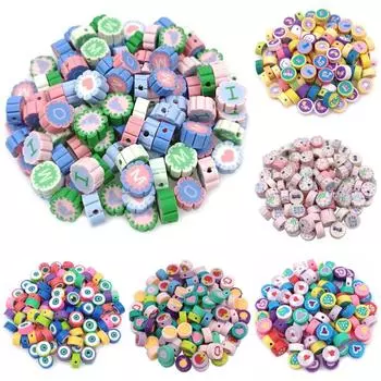 20 шт., ювелирные аксессуары ручной работы, креативный цветок, маленькое животное, мультяшное моделирование, полимерная глина, свободные бусины, материал, аксессуары ручной работы «сделай сам» Style 10 about 9-11mm 20pcs