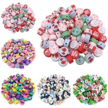 20 шт., ювелирные аксессуары ручной работы, креативный цветок, маленькое животное, мультяшное моделирование, полимерная глина, свободные бусины, материал, аксессуары ручной работы «сделай сам» Style 10 about 9-11mm 20pcs