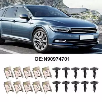 20 шт. Винты и зажимы для Golf для Passat N90974701