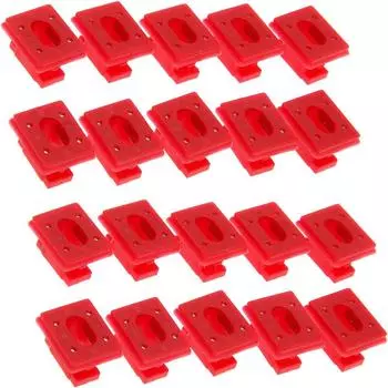 20 шт. Внутренние клипсы для отделки приборной панели, втулка-фиксатор 51458266814 для BMW 3 7 X3 серии E46 E65 E66 E83