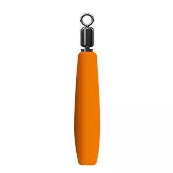 20 шт. Вращающиеся рыболовные крючки Принадлежности Высокая прочность Сиденье для рыболовного поплавка Высокая прозрачность L оранжевый