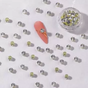 20 шт. великолепных креативных украшений для ногтей неправильной формы, сияющие художественные украшения, маникюрные гаджеты своими руками для салона G
