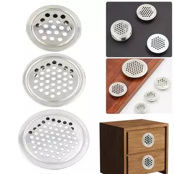 * 20 шт., вентиляционные отверстия, решетка из нержавеющей стали, круглая, для обувных шкафов 29mm