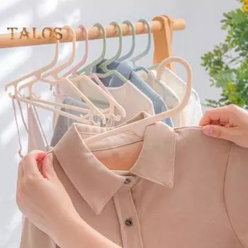 20 шт. вешалок для одежды прочная конструкция антидеформационная прочная несущая компактная вешалка для одежды сушилки для нижнего белья абрикосовый
