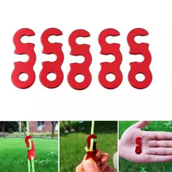 20 шт., ветровая веревка из алюминиевого сплава, противоскользящая пряжка, стопор 20 PCS