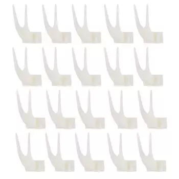 20 шт. вилка для фруктов для птиц пластиковая кормушка для птиц инструмент принадлежности для домашних животных аксессуар для птичьей клетки