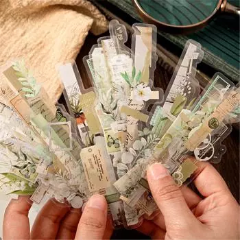 20 шт., винтажные длинные полоски, набор наклеек, декоративный дневник для скрапбукинга, альбом ручной работы, принадлежности для ненужного журнала