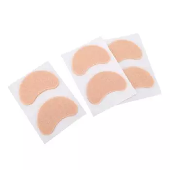 20 шт. войлочных подушечек для передней части стопы, профессиональных, уменьшающих трение, предотвращающих падение пятки, войлочных подушечек для мозолей бежевый